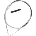 BRAIDED AND BLACK VINYL HIGH EFFICIENCY (H.E.) CLUTCH CABLES FOR HARLEY-DAVIDSON