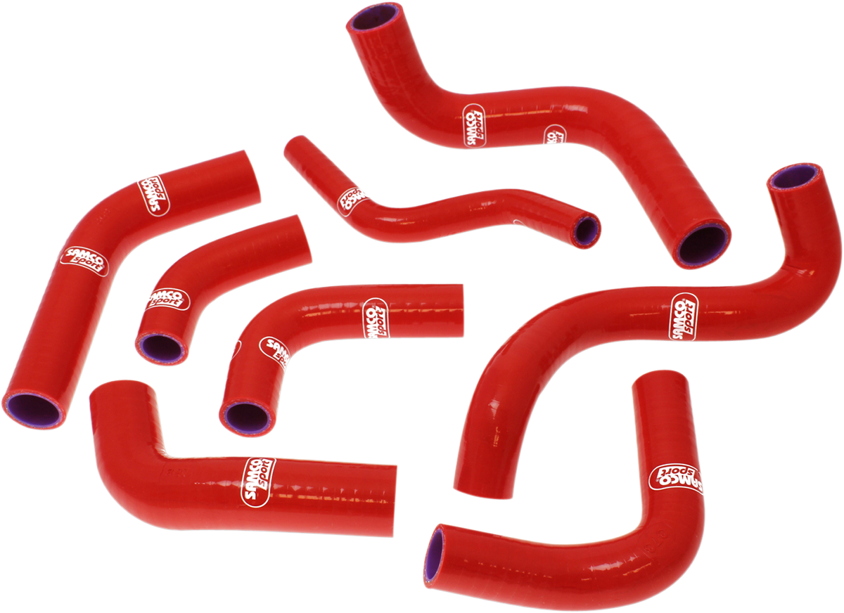 SAMCO SPORT RADIATOR HOSE KITS AND CLAMP KITS RADIATOR HOSE KIT DUC RED