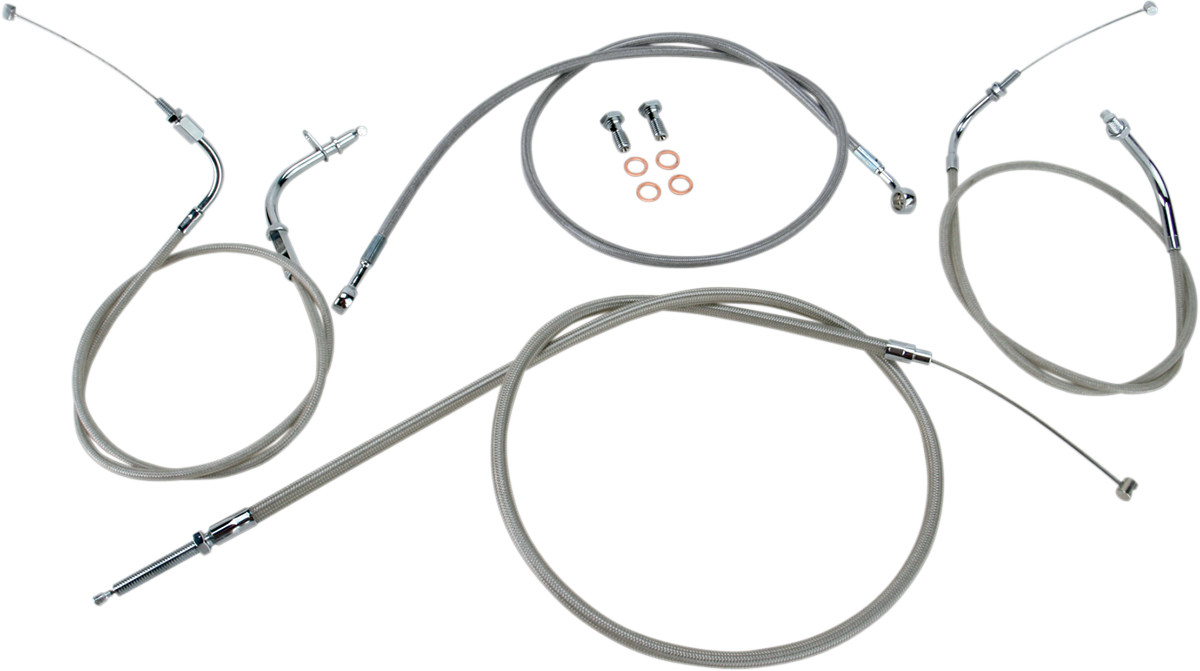BARON HANDLEBAR CABLE AND LINE KITS CBL LINE KT 12" XVS650CU