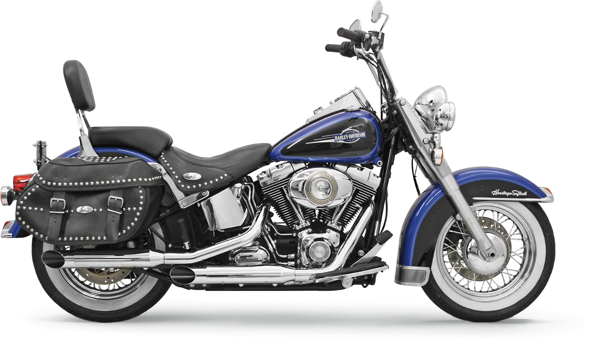 BASSANI XHAUST 3" FIREPOWER SERIES SLIP-ON MUFFLERS FOR HARLEY-DAVIDSON 2011 - 2013 Chrome 3" Firepower Series Slip-On Mufflers