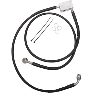 EXTENDED LENGTH STAINLESS STEEL BRAKE LINE KITS FOR HARLEY-DAVIDSON
