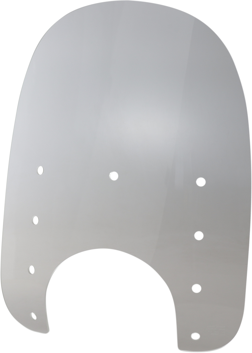 MEMPHIS SHADES METRIC REPLACEMENT PLASTIC FOR MEMPHIS SHADES WINDSHIELDS 17" SLIM 9" LT. PLAST-CLR