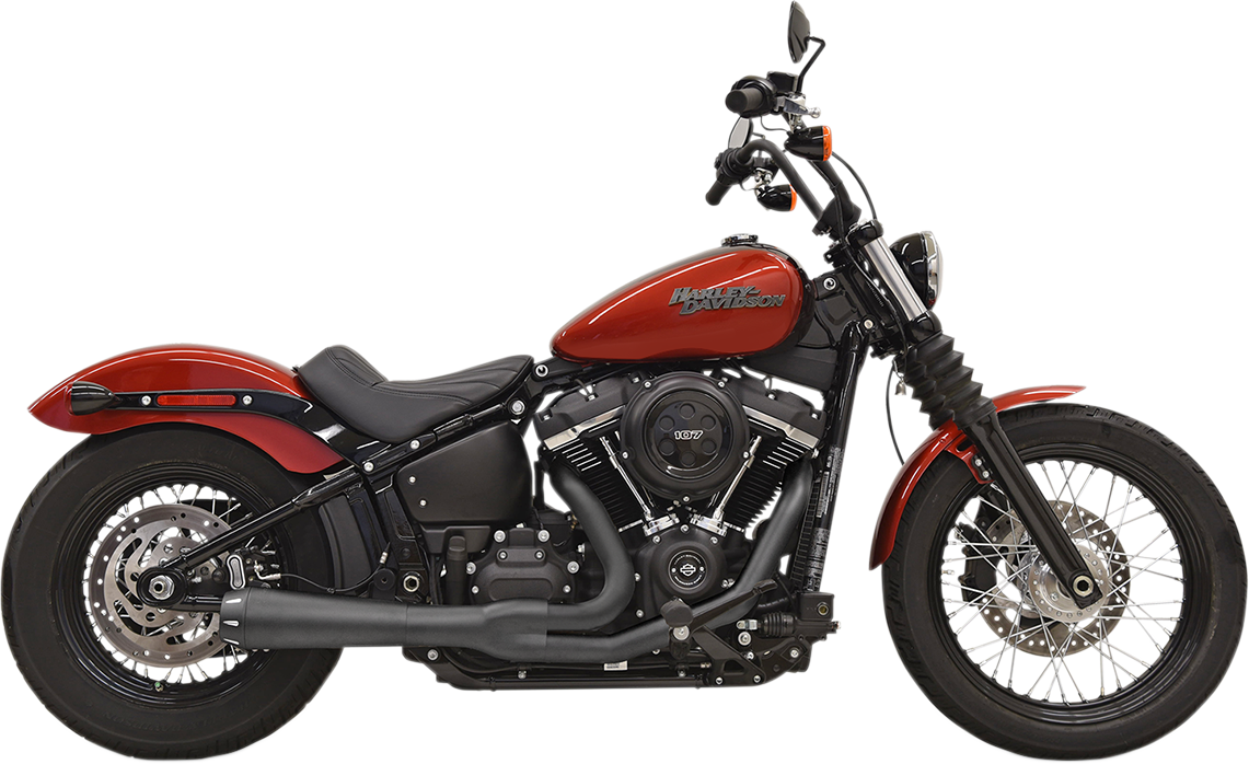 BASSANI XHAUST ROAD RAGE 2-INTO-1 SYSTEMS FOR HARLEY-DAVIDSON 2018 Black Road Rage III 2-Into-1 Exhaust System