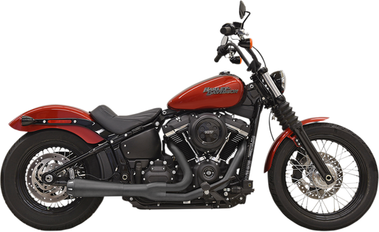 BASSANI XHAUST ROAD RAGE 2-INTO-1 SYSTEMS FOR HARLEY-DAVIDSON 2018 Black Road Rage III 2-Into-1 Exhaust System