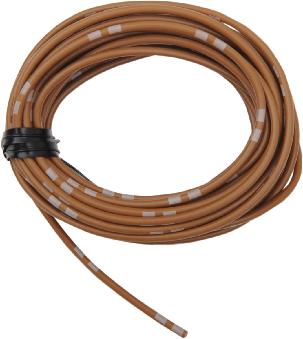 SHINDY COLORED WIRING WIRE OEM 14A 13' BROWN