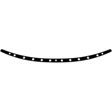 STAINLESS STEEL WINDSHIELD TRIM FOR HARLEY-DAVIDSON