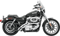 BASSANI XHAUST RADIAL SWEEPERS FOR HARLEY-DAVIDSON 1996 - 2003 Chrome Radial Sweepers Exhaust System