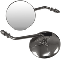 EMGO CHROME UNIVERSAL STEEL MIRRORS MIRROR 4" SMOOTH CHR PR