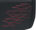 SADDLEMEN HIGHWAYMAN TATTOO SADDLEBAGS SADDLEBAG,FLAME DK RD LG