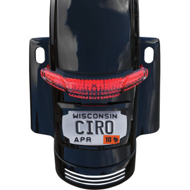 LATITUDE TAILLIGHTS WITH LICENSE PLATE HOLDER FOR HARLEY-DAVIDSON