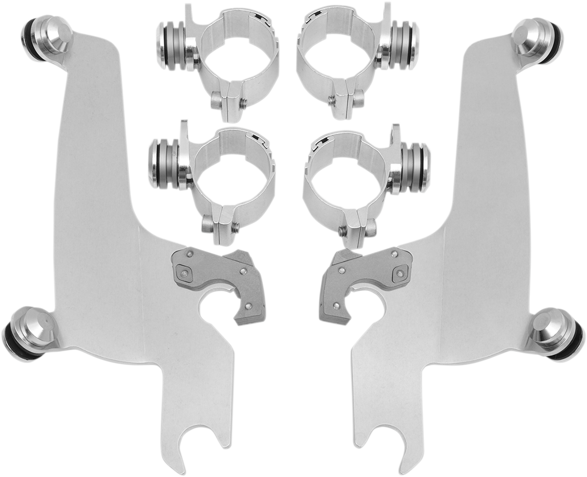 MEMPHIS SHADES METRIC NO-TOOL TRIGGER-LOCK MOUNT KITS FOR SPORTSHIELDS MNT KIT TL S/S VTX1300C
