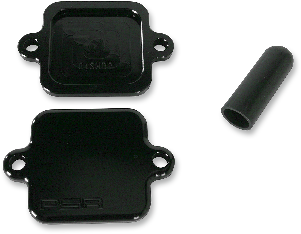 POWERSTANDS RACING AIR INJECTION BLOCK-OFF PLATES BLOCK OFF PLATE BLK