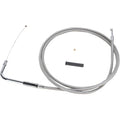 BRAIDED AND BLACK VINYL THROTTLE AND IDLE CABLES FOR HARLEY-DAVIDSON