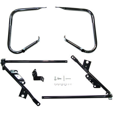 SADDLEBAG GUARDS/SUPPORT KITS FOR HARLEY-DAVIDSON