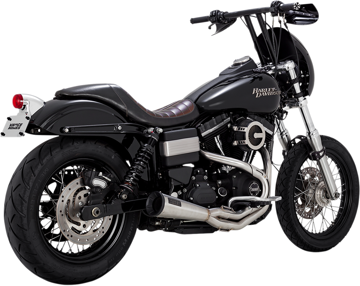 VANCE & HINES UPSWEEP 2-INTO-1 EXHAUST SYSTEM FOR HARLEY-DAVIDSON 2009 EXHAUST 2-1 SS 91-17 DYNA