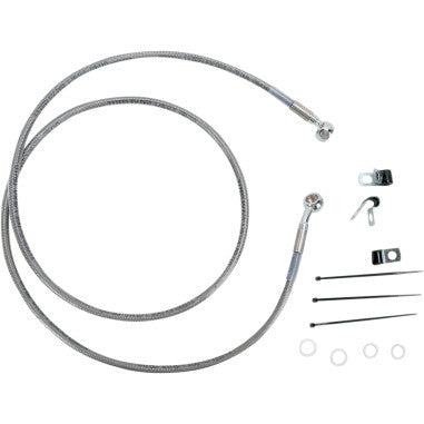 EXTENDED LENGTH STAINLESS STEEL BRAKE LINE KITS FOR HARLEY-DAVIDSON