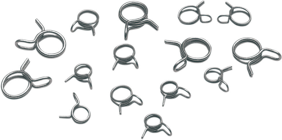 MOOSE RACING HARD-PARTS WIRE CLAMPS MSE WIRE CLMPS 15PC ASST