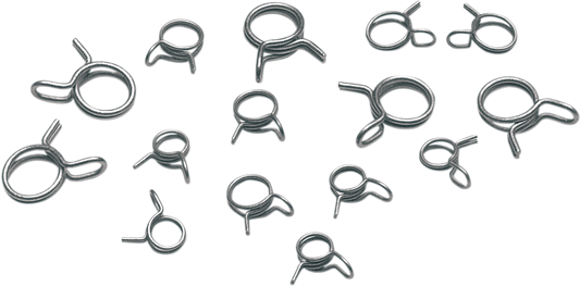 MOOSE RACING HARD-PARTS WIRE CLAMPS MSE WIRE CLMPS 15PC ASST