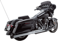 S&S CYCLE SIDEWINDER 2-INTO-1 EXHAUST SYSTEMS AND SHADOW MUFFLER KITS FOR HARLEY-DAVIDSON 2017 - 2019 Chrome/Black Sidewinder 2-Into-1 Exhaust System/No Cats