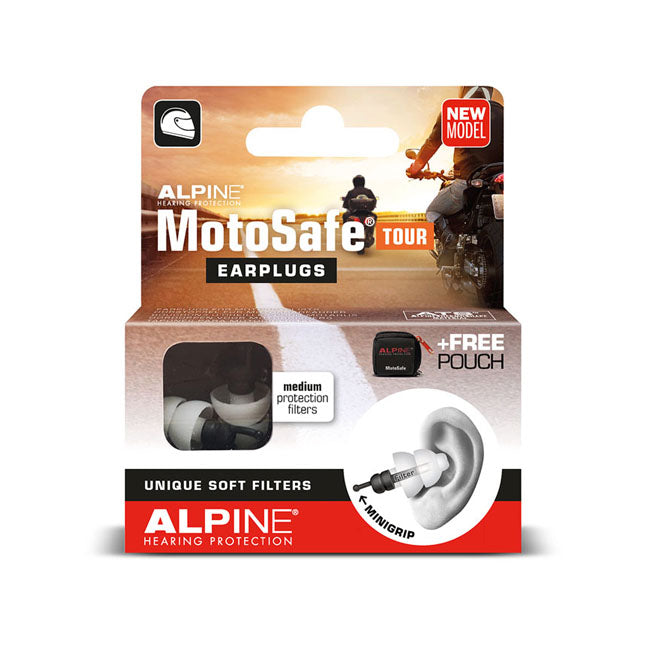 Tapones Para Los Oídos Alpine Motosafe Tour Con Miniagarre Para Harley-Davidson