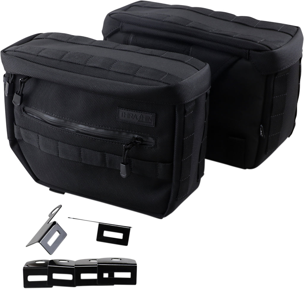 Alforjas Universales Thrashin TSB-0004 Essential Saddlebag For Harley-Davidson