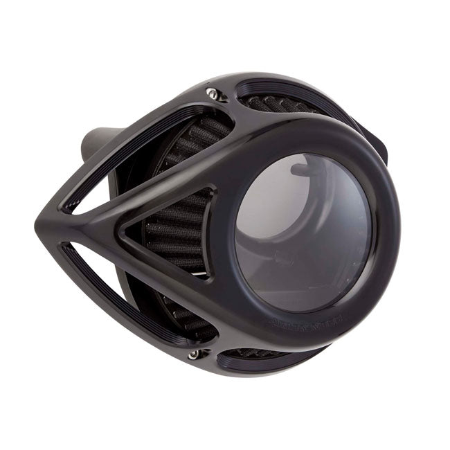 Arlen Ness Clear Suction Cup Air Filter Kit, Black, for Harley-Davidson