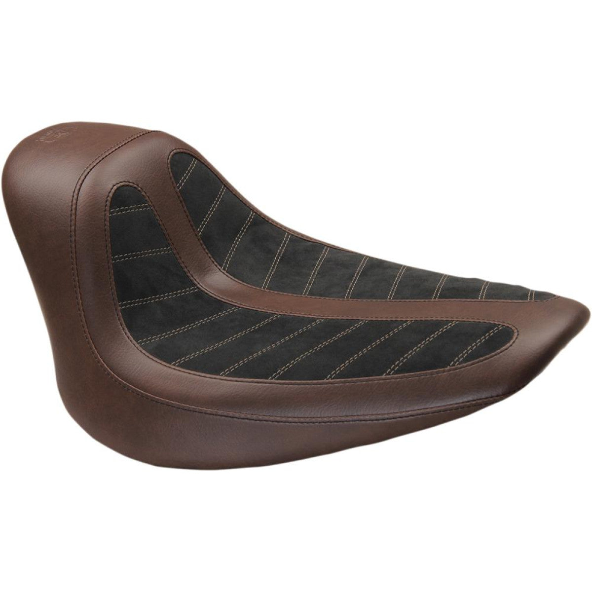 Asiento Para Harley-Davidson® Breakout® Mustang Brown-Black Solo Seat