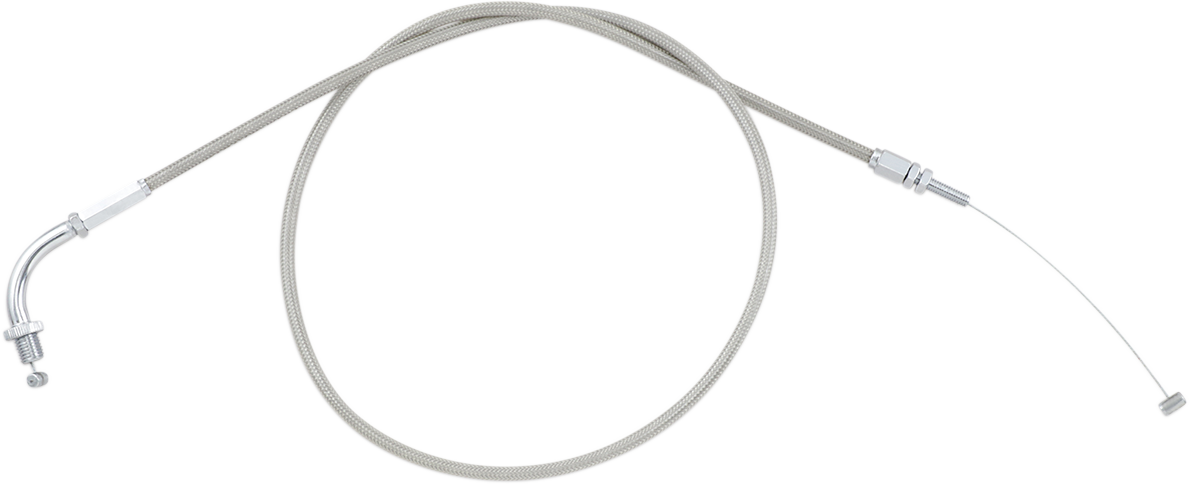 MOTION PRO ARMOR COAT BRAIDED STAINLESS STEEL CABLES AC THR PULL CABLE, HON
