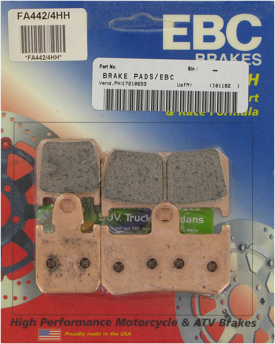 EBC BRAKE PADS AND SHOES BRAKE PAD EBC FA442/4HH