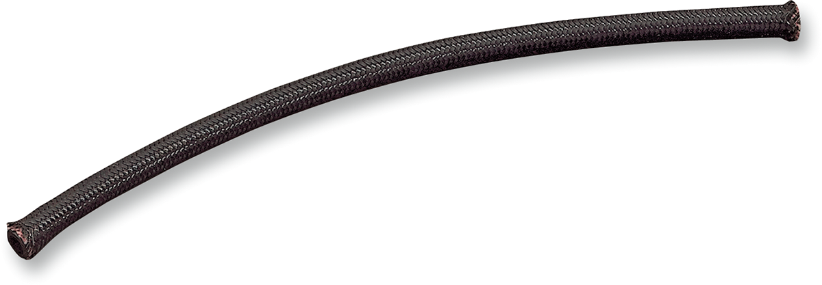 DRAG SPECIALTIES BRAIDED BLACK HOSE 1/4" BLACK BRAID LINE 6'