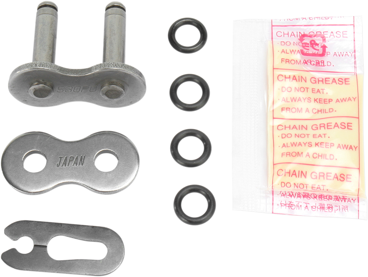 PARTS UNLIMITED-CHAIN MOTORCYCLE CHAIN LINK CON PU 530 O-RING CL