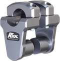 ROX SPEED FX PIVOTING HANDLEBAR RISERS RISER 2/1.125 GRY ANO