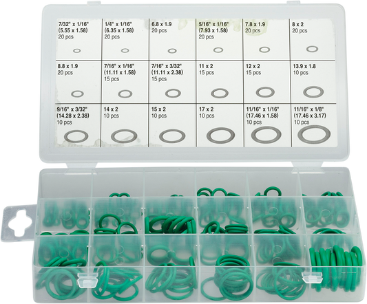 MOOSE RACING HARD-PARTS UNIVERSAL METRIC AND SAE 270-PIECE O-RING ASSORTMENT O-RING SAE & METRIC 270PC