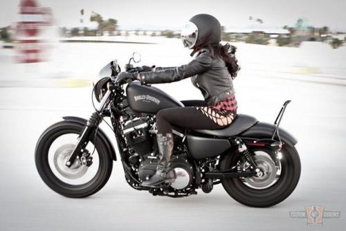 Ik ben het eens met de Harley-Davidson Sportster voor 'potige op 04 korte Sissy Bar