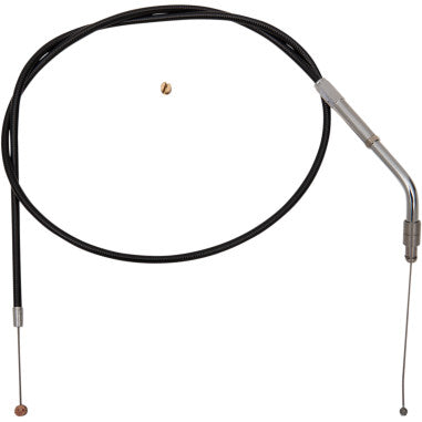 BLACK VINYL THROTTLE AND IDLE CABLES FOR HARLEY-DAVIDSON