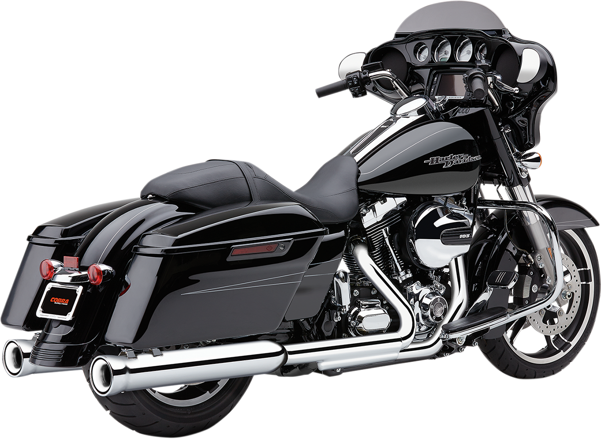 COBRA NH SERIES MUFFLERS FOR HARLEY-DAVIDSON 1995 - 2013 Chrome NH Series Slip-On Mufflers