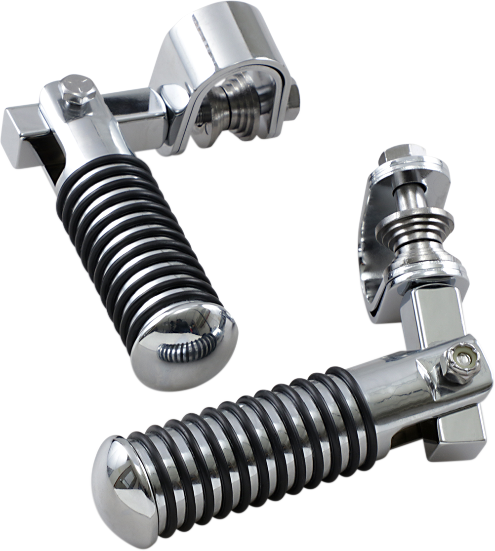 DRAG SPECIALTIES CUSTOM FOOTPEGS 1 1/4"U-CLP FT PEG R.RIB