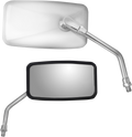 PARTS UNLIMITED STAINLESS STEEL RECTANGULAR MIRRORS MIRROR PU S.S. RECT.