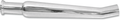 Cola Escape Trompeta Bell-End Megaphone Upswept Exhaust Muffler Chrome
