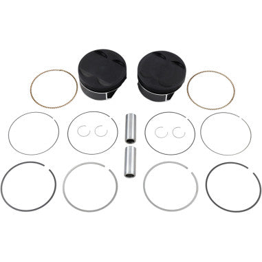 BLACK EDITION PISTON KITS FOR M-EIGHT FOR HARLEY-DAVIDSON