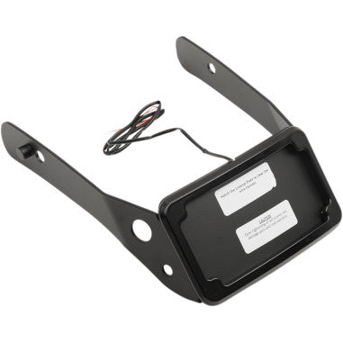 CURVED LICENSE PLATE MOUNTS WITH LED LIGHTS FOR HARLEY-DAVIDSON