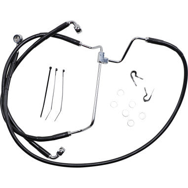 EXTENDED LENGTH STAINLESS STEEL BRAKE LINE KITS FOR HARLEY-DAVIDSON