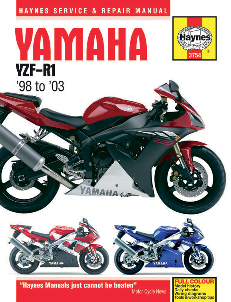HAYNES MOTORCYCLE REPAIR MANUALS MANUAL YAM R1