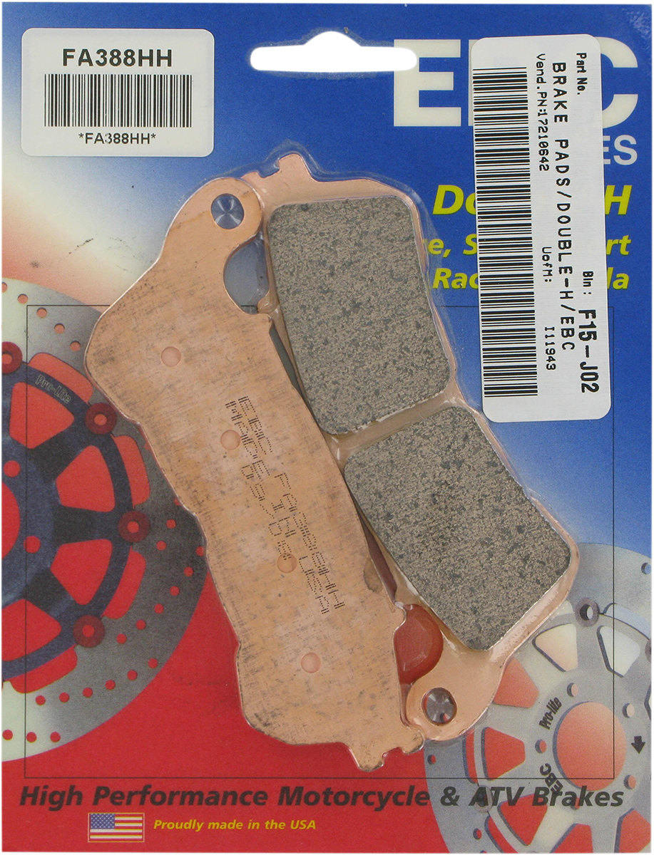 EBC BRAKE PADS AND SHOES BRAKE PAD EBC FA388HH