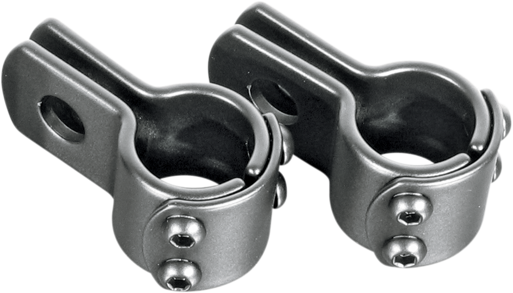 RIVCO PRODUCTS BLACK HIGHWAY PEG MOUNTING CLAMPS CLAMP 1.25" BLK PEG MOUNT