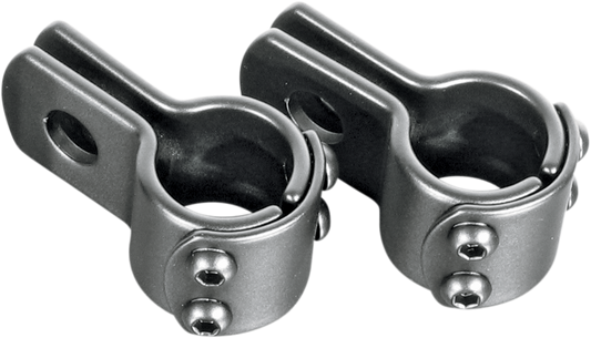 RIVCO PRODUCTS BLACK HIGHWAY PEG MOUNTING CLAMPS CLAMP 1.25" BLK PEG MOUNT