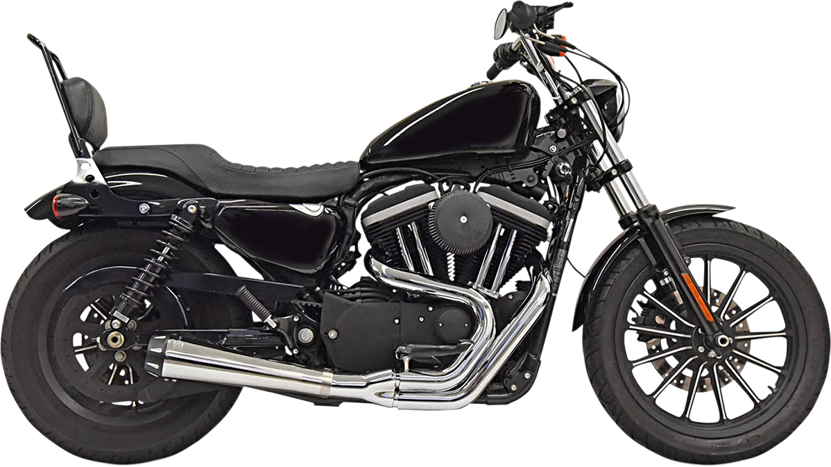 BASSANI XHAUST ROAD RAGE GEN II 2-INTO-1 SYSTEMS FOR HARLEY-DAVIDSON 2004 - 2019 EXHAUST RR 04-19 XL CH