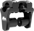ROX SPEED FX PIVOTING HANDLEBAR RISERS RISER 1.75 PVT 1.125 BLK