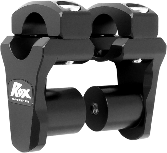 ROX SPEED FX PIVOTING HANDLEBAR RISERS RISER 1.75 PVT 1.125 BLK