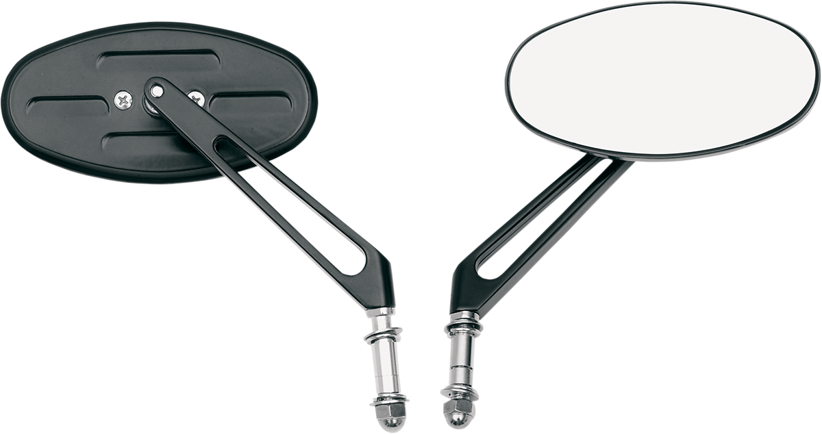 DRAG SPECIALTIES DRAG-NESS STEALTH I AND II MIRRORS MIRROR STEALTH II BLK